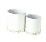Set doua cutii rotunde uni H 16
