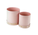 Set doua cutii rotunde uni H 16
