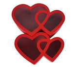 Set doua cutii tip inima intersectata