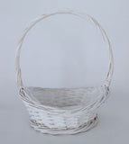 ART076901Cos din Rachita Oval Alb