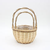 ART086702Set 2 Cosuri Rotunde din Rachita Natural