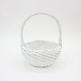 ART088301Cos din Rachita Forma Rotunda Alb
