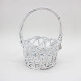 ART098501Cos din Rachita Forma Rotunda Alb