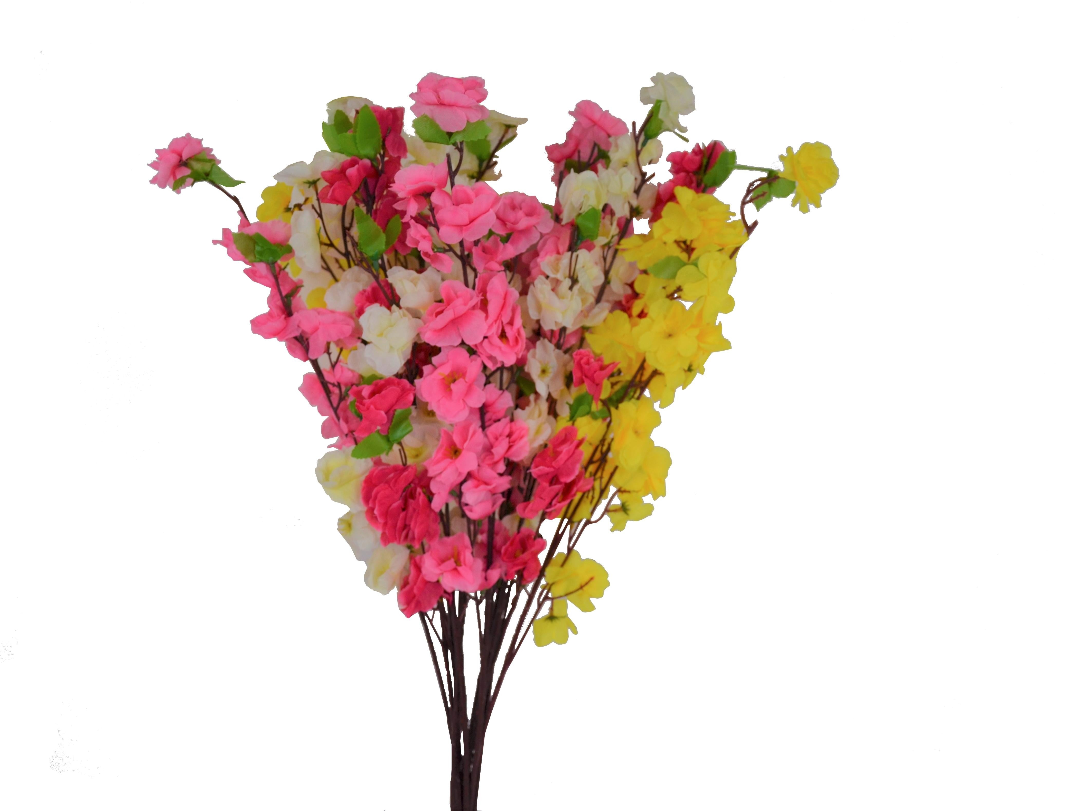 Buchet din 12 fire flori artificiale M1