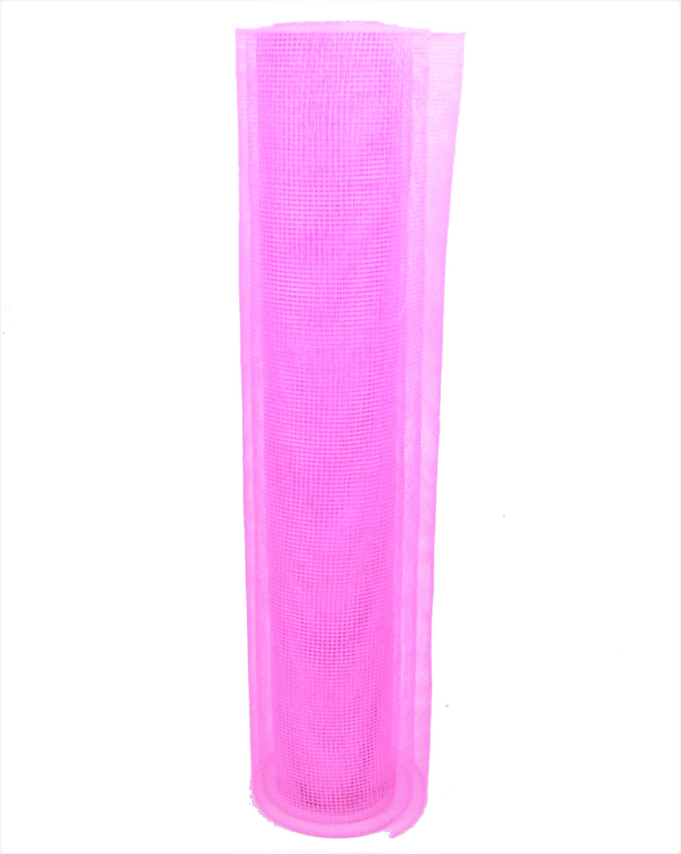 Plasa plastic colorata pentru buchete, cadouri si decoratiuni, de culoare roz