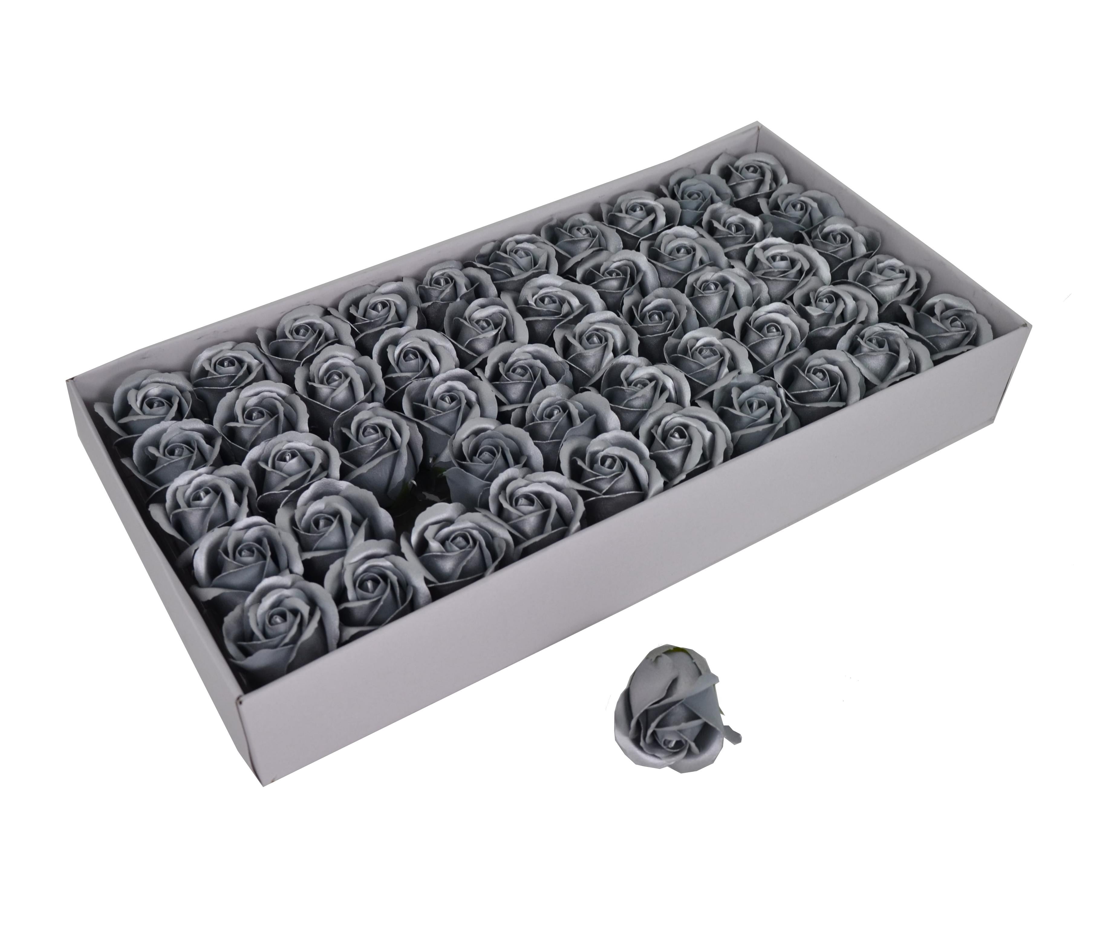 Set 50 trandafiri de sapun metalizati