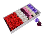 Set 50 trandafiri de sapun culori diferite